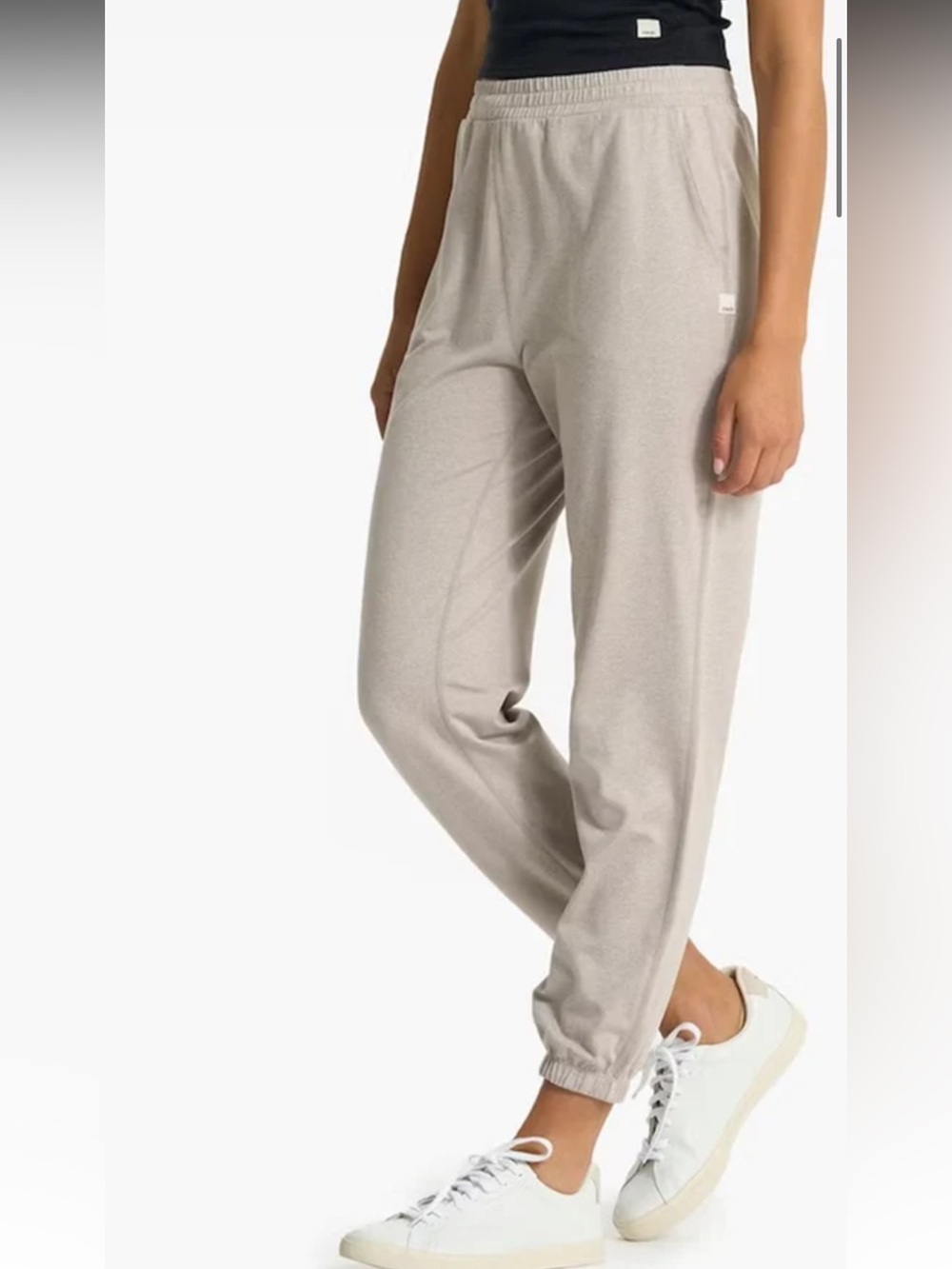 Vuori Boyfriend Sweatpants oyster heather joggers dreamknit mid rise ankle